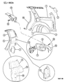 1997 Jeep Grand Cherokee Fuel Filler Housing Diagram - 55255439