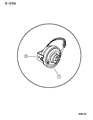 1994 Dodge Ram Wagon Horn Diagram - 56043027