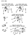 Chrysler Trunk Lock Cylinder Diagram - 4723485