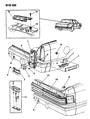 Chrysler Imperial Back Up Light Diagram - 4523168