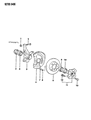 1991 Dodge Colt Brake Disc Diagram - MB618734