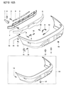 Dodge Colt Bumper Diagram - MB912894