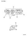 1998 Jeep Grand Cherokee A/C Switch Diagram - 55115842