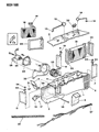1986 Dodge D150 Heater Core Diagram - 4361181