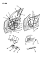Chrysler New Yorker Window Regulator Diagram - 4396439