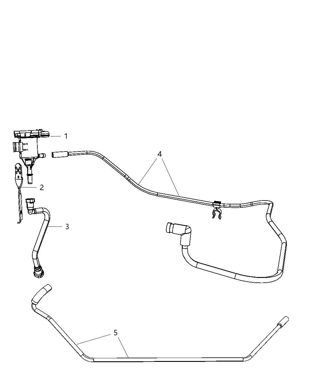 Mopar 4578369AA Vacuum Harness Clip