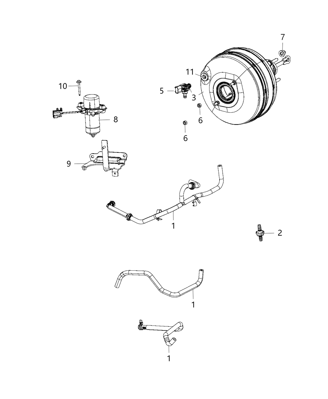 Mopar 68265747AA Bracket Air Pump