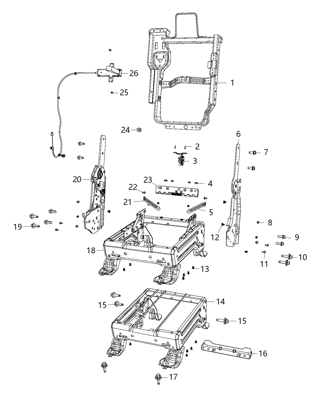 Mopar 68426990AA Push Pin Side Shield