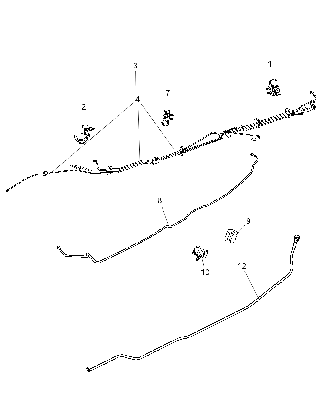 Mopar 52102609AB Tube Fuel Supply