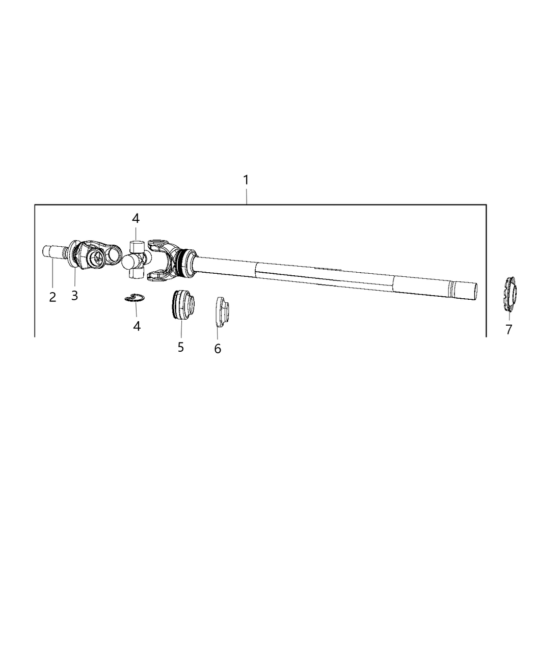 Mopar 68213888AA Shaft Stub