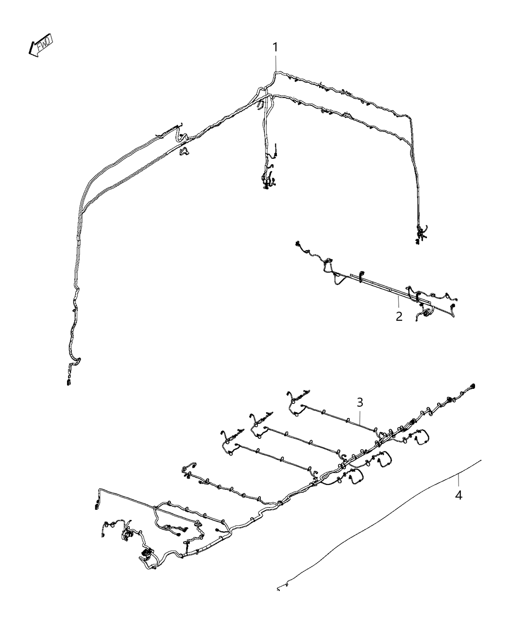 Mopar 52112555AB Wiring Body Left, Driver Side