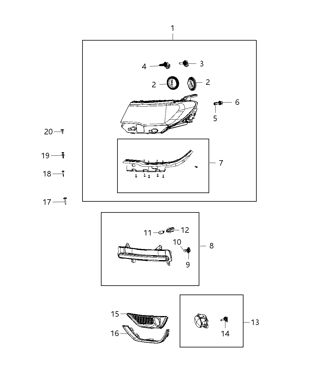 Mopar 5YH38TZZAB Applique Fascia