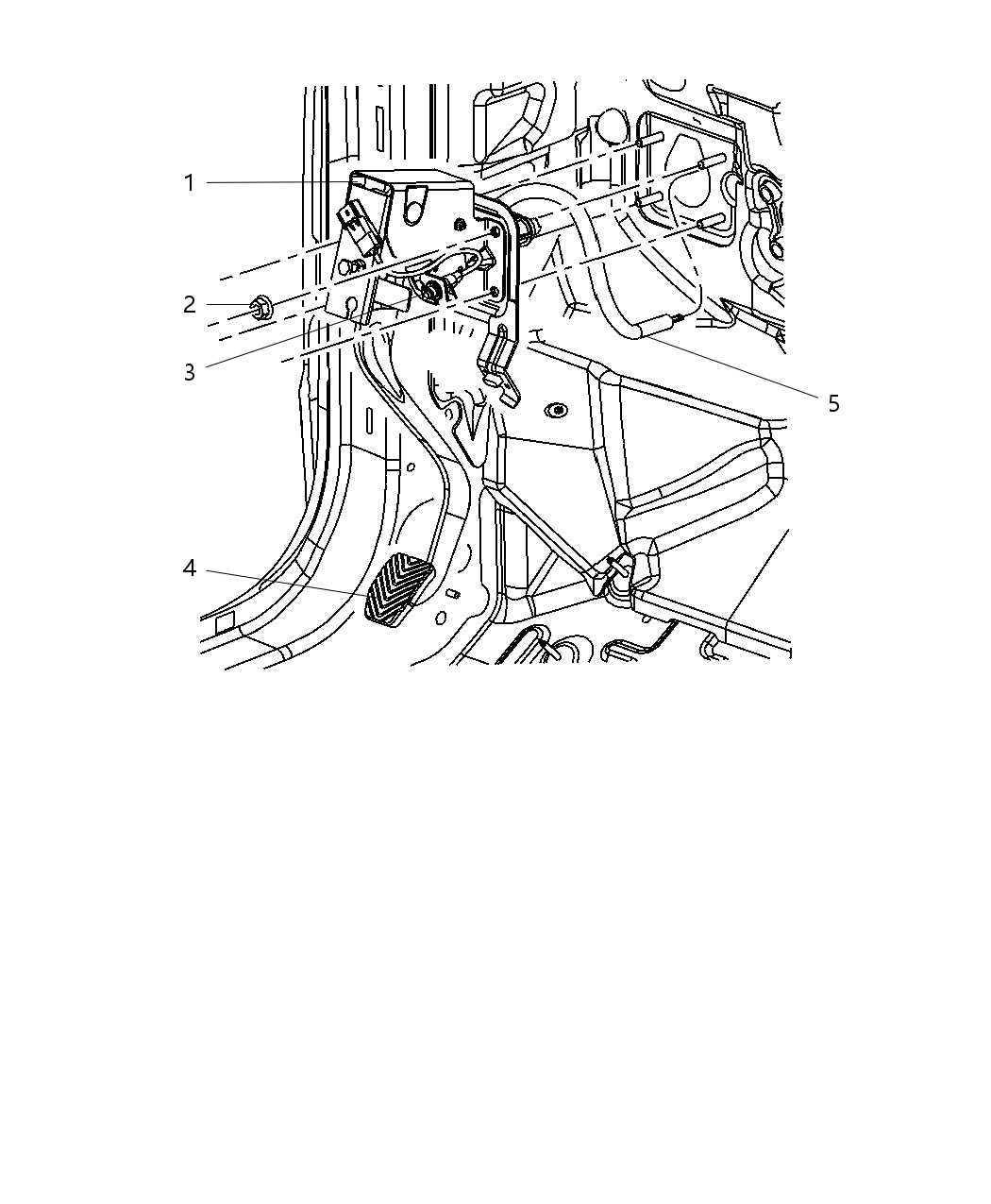 Mopar 68028424AC Pedal Clutch
