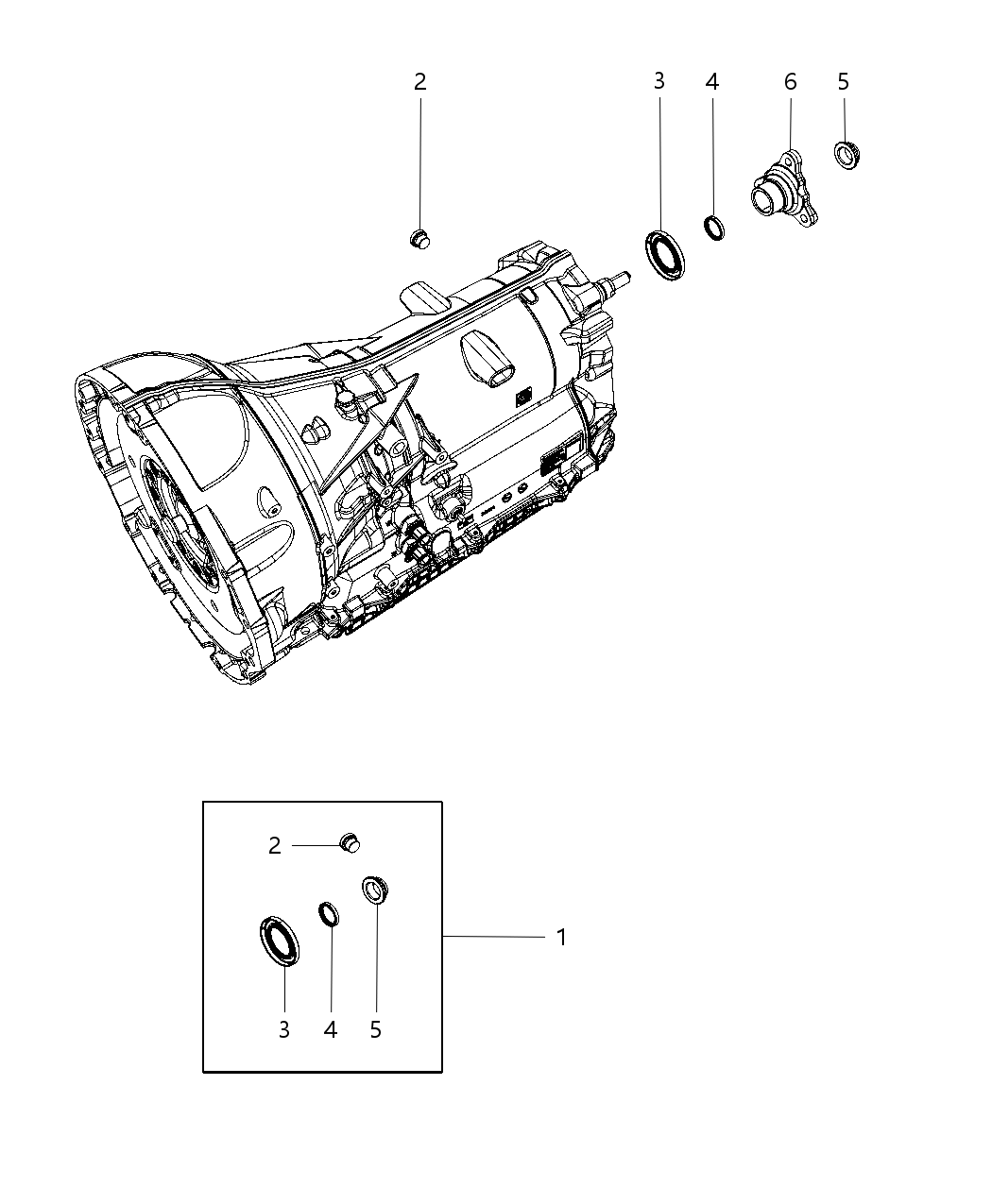 Mopar 68145444AA Flange Output
