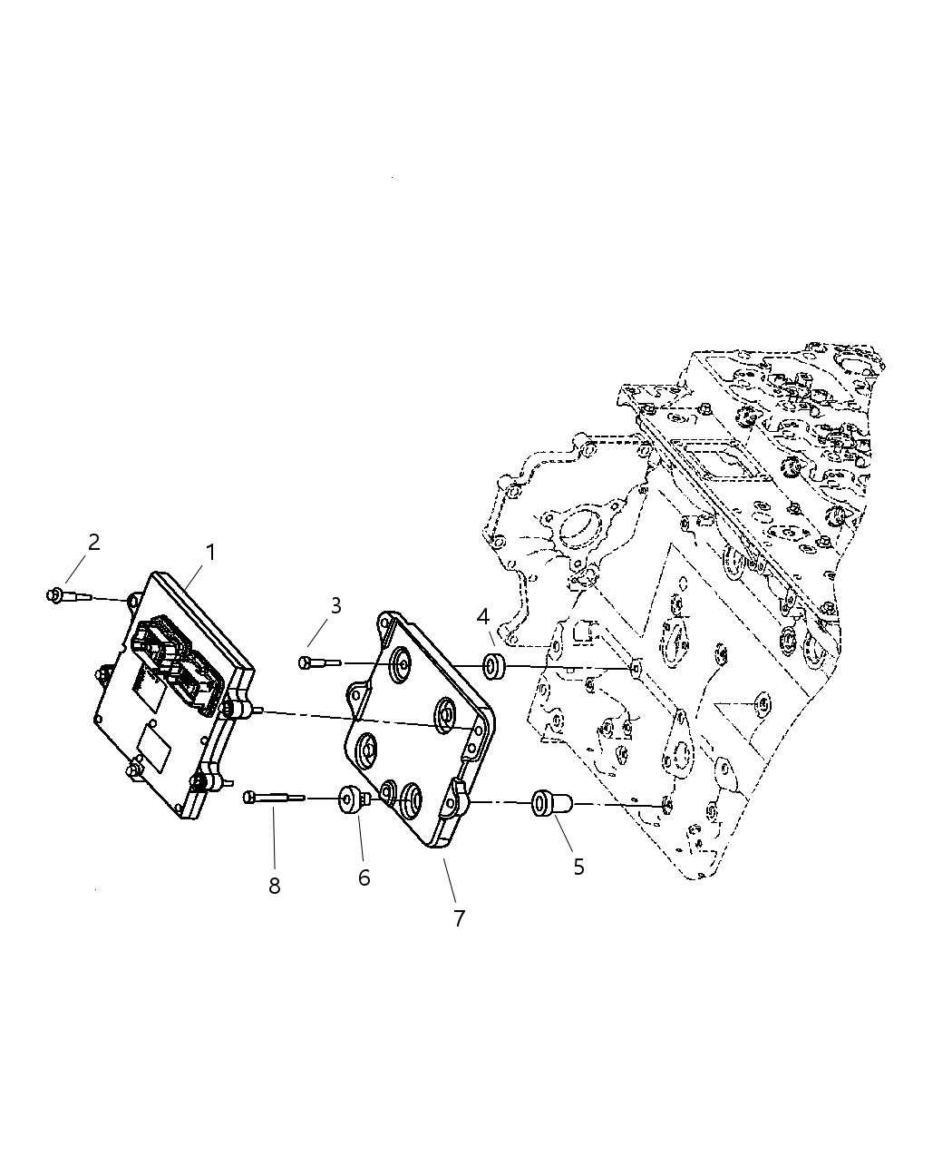 Mopar R5135590AA Module Engine Controller