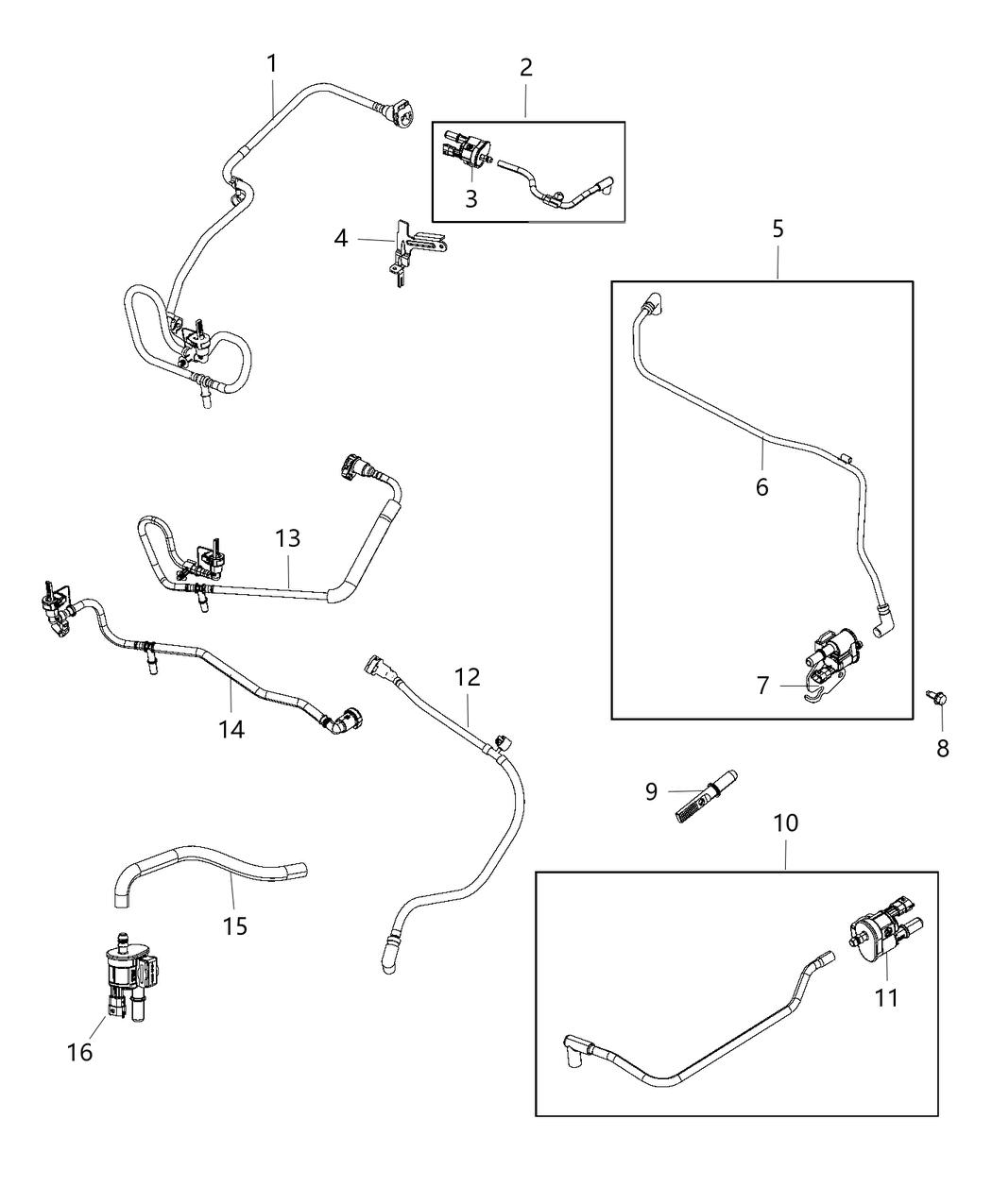 Mopar 68301710AA Hose Purge