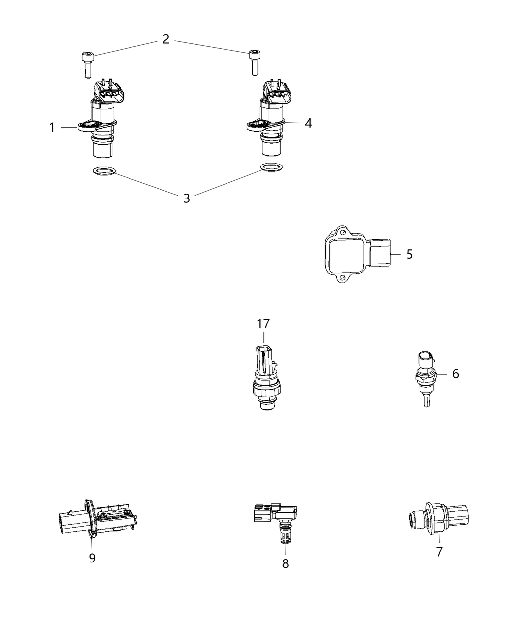 Mopar 68450920AA Sensor Pressure