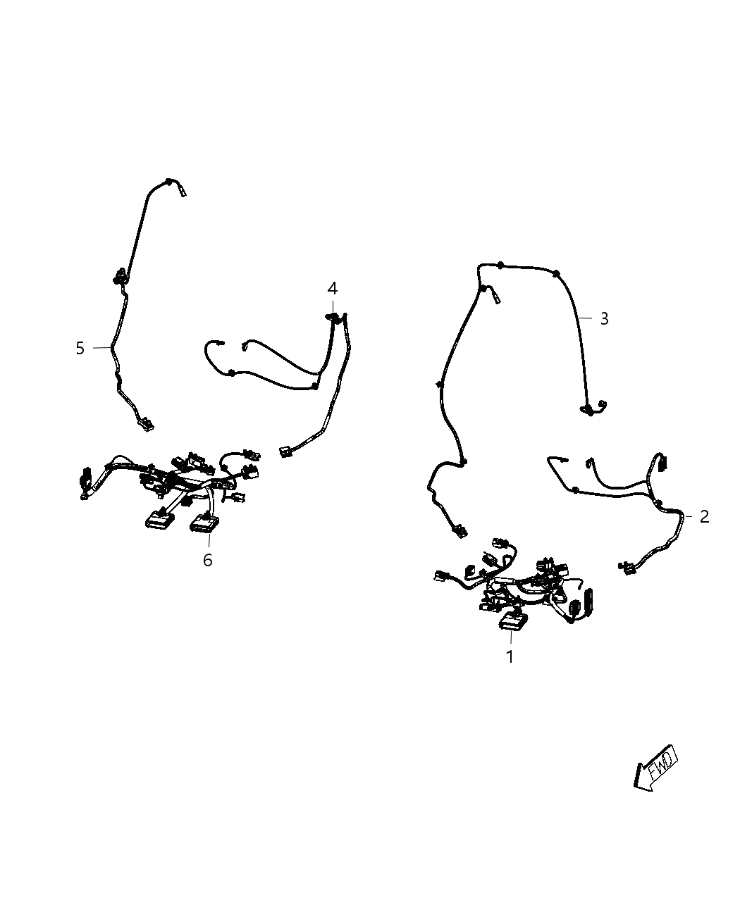 Mopar 68160713AB Wiring Power Seat