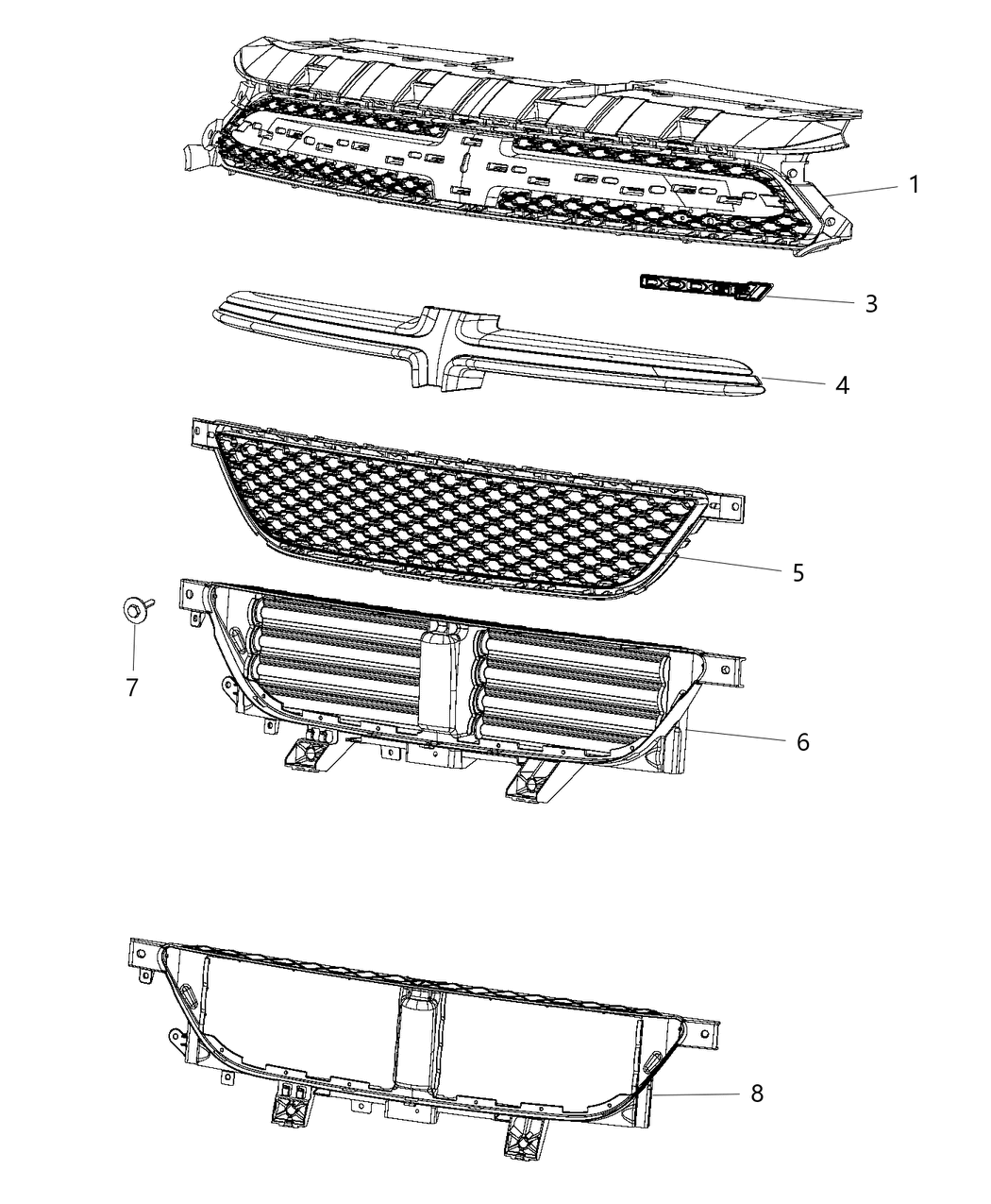 Mopar 68212735AA Foam Blocker