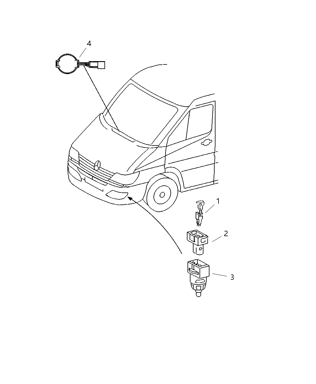 Mopar 5124421AA Sensor Rain