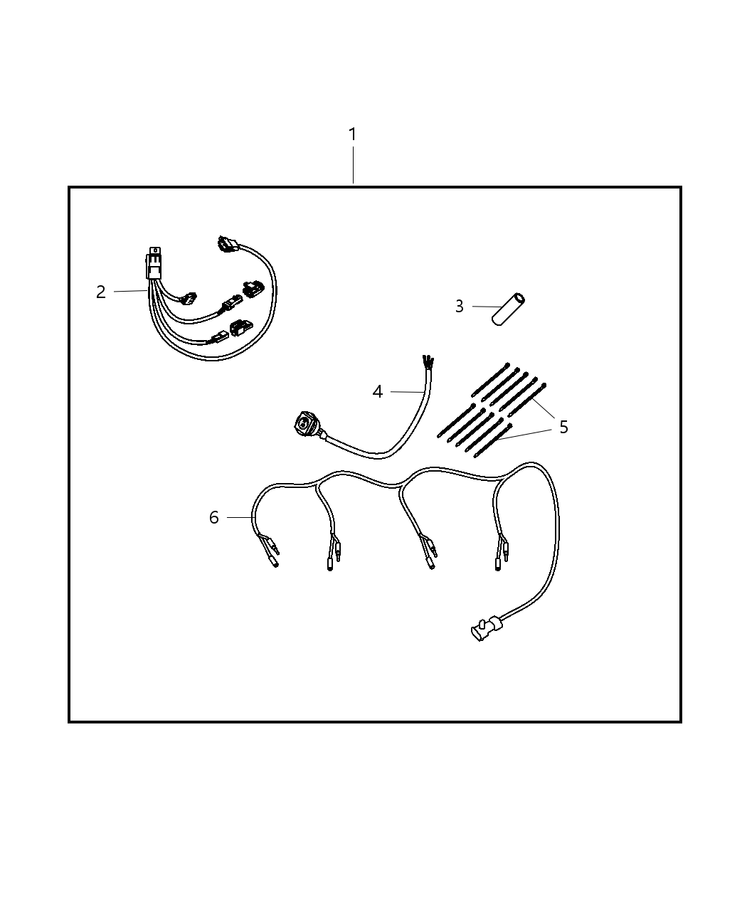 Mopar 82210822 Wiring Kit Off Road