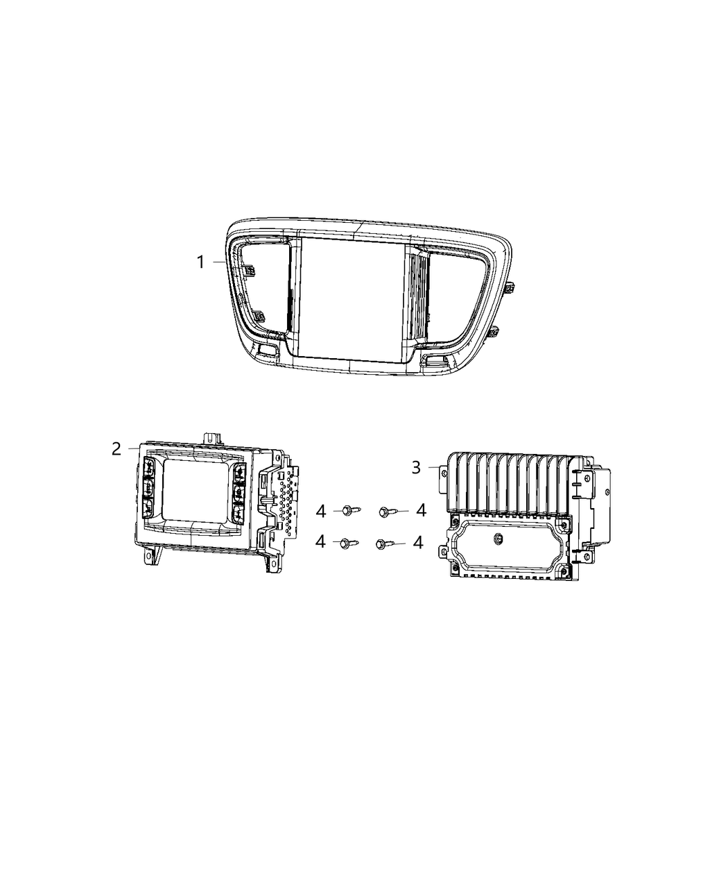 Mopar 68232023AF Radio Multi Media