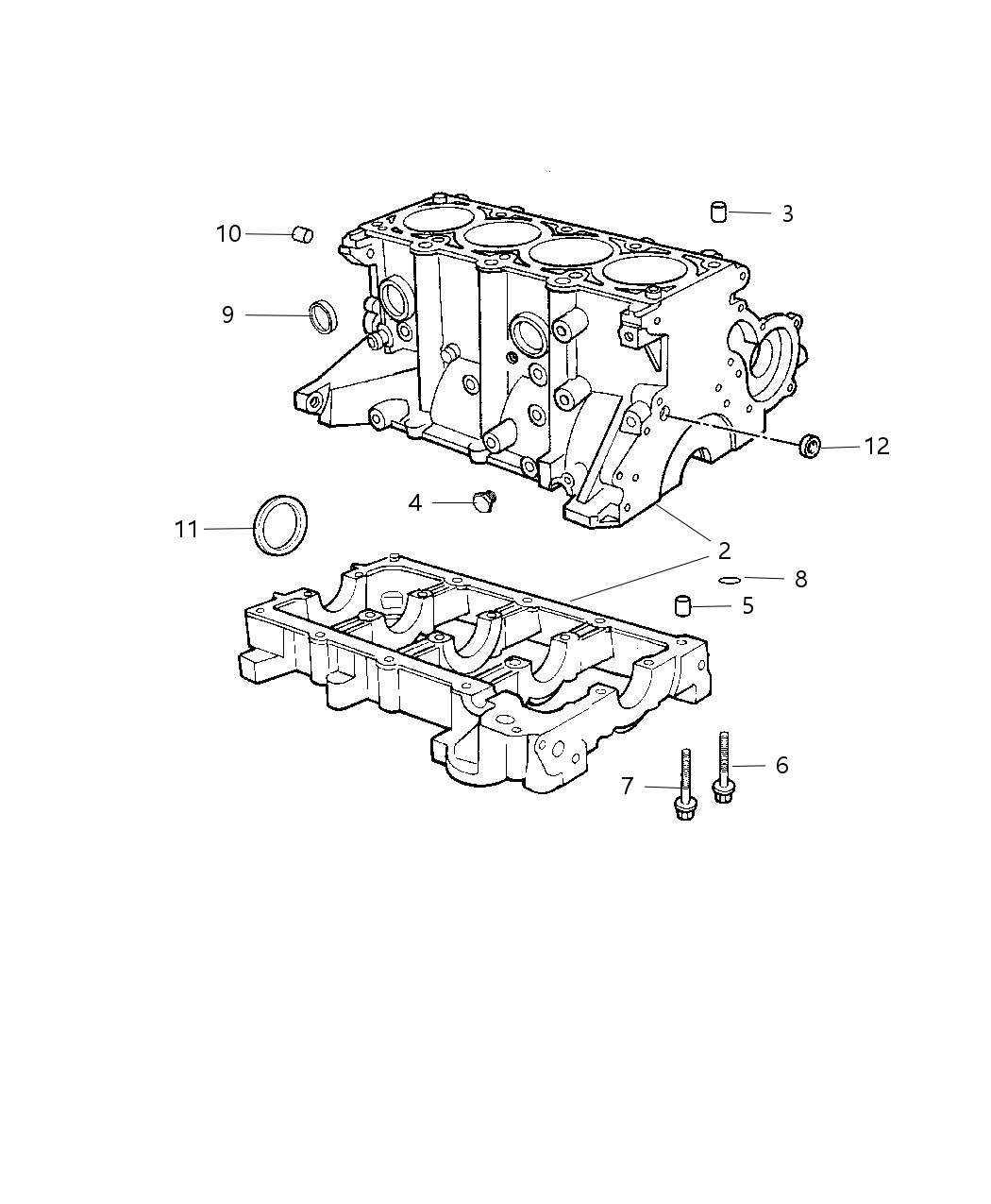 Mopar R0420534AA Block Short