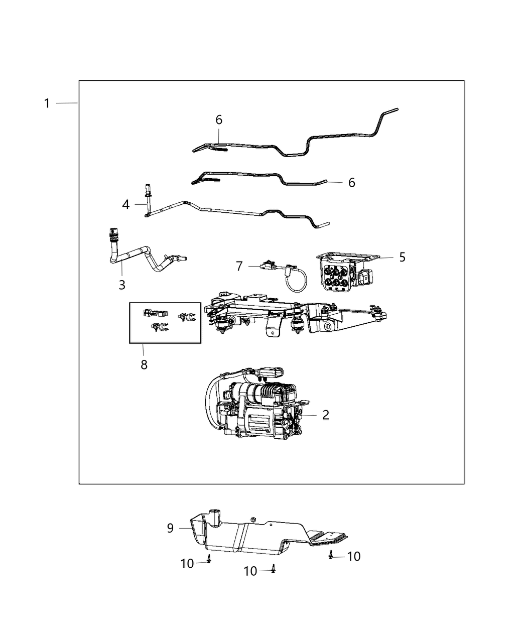 Mopar 68264597AC Shield Dust, Front