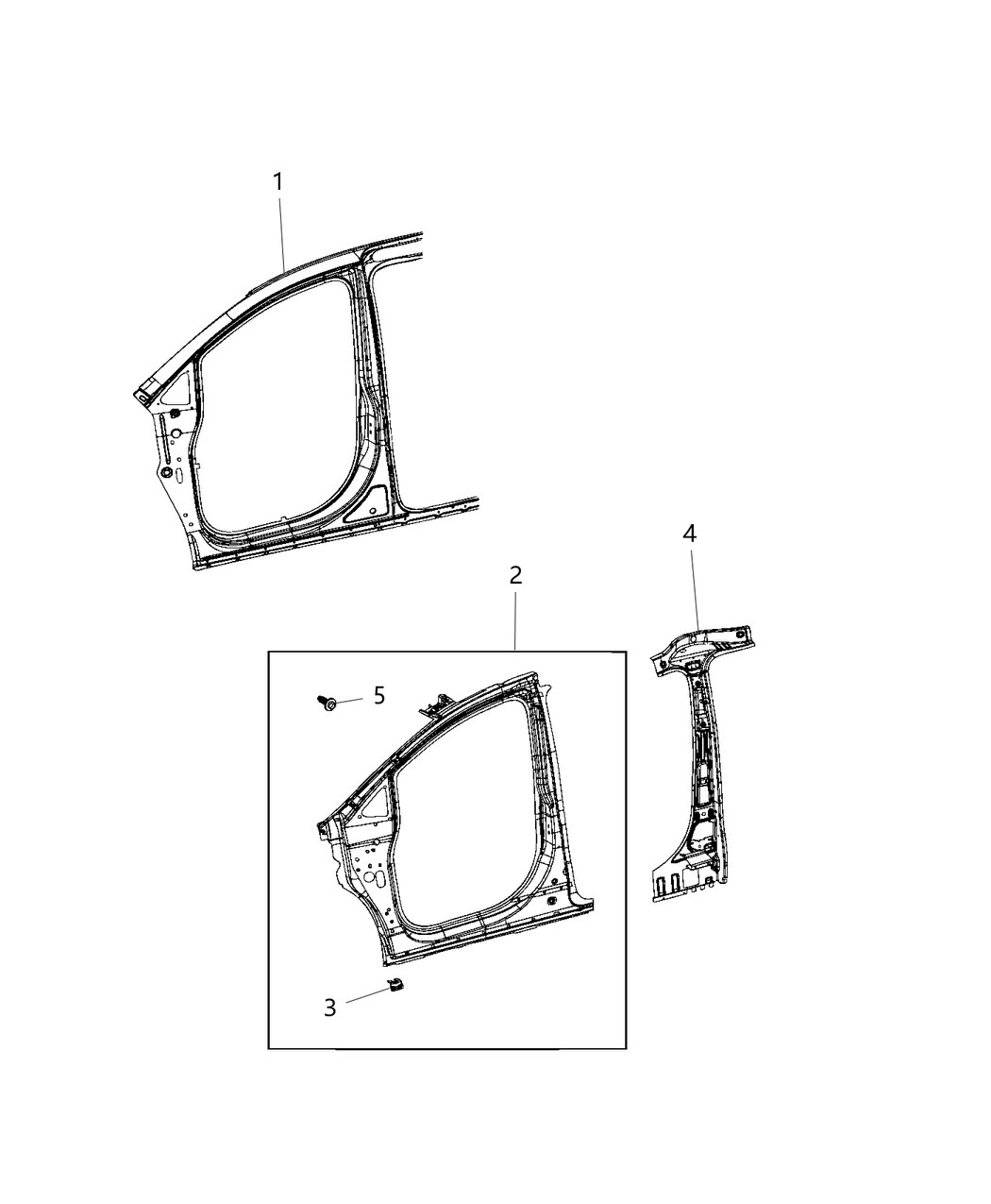 Mopar 68234302AC Bracket Fender Mounting
