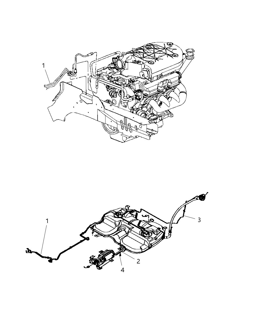 Mopar 4809987AA Tube Fuel Vapor