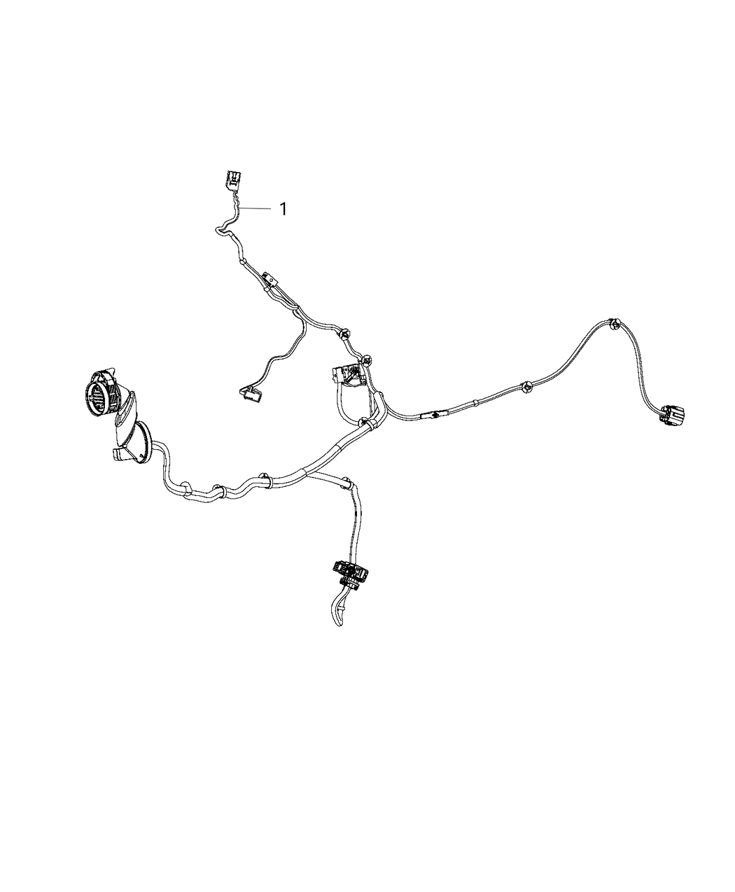 Mopar 68265939AA Wiring Front Door