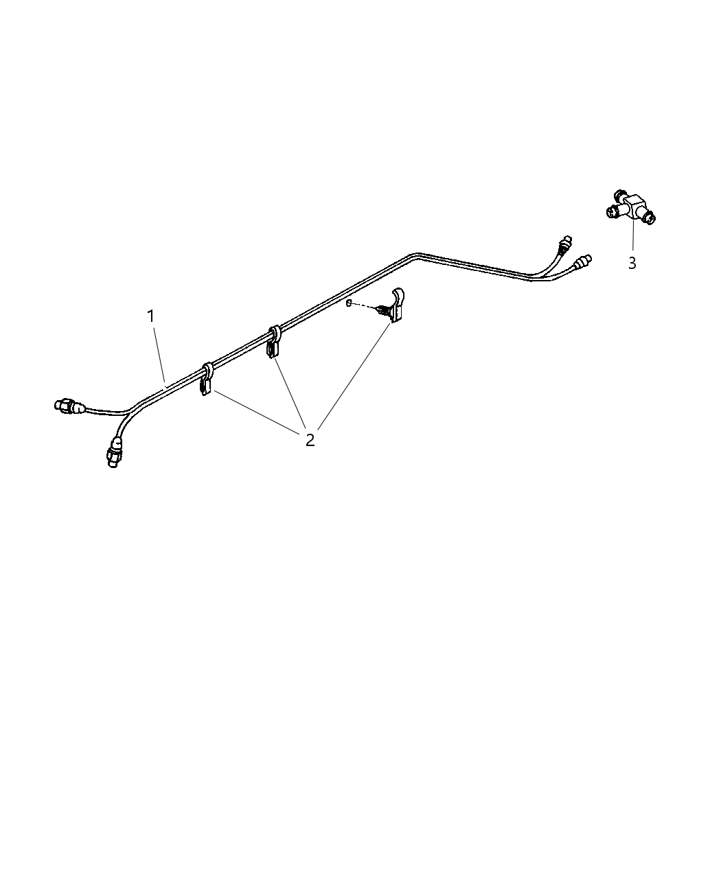 Mopar 52128124AC Bundle Fuel Line