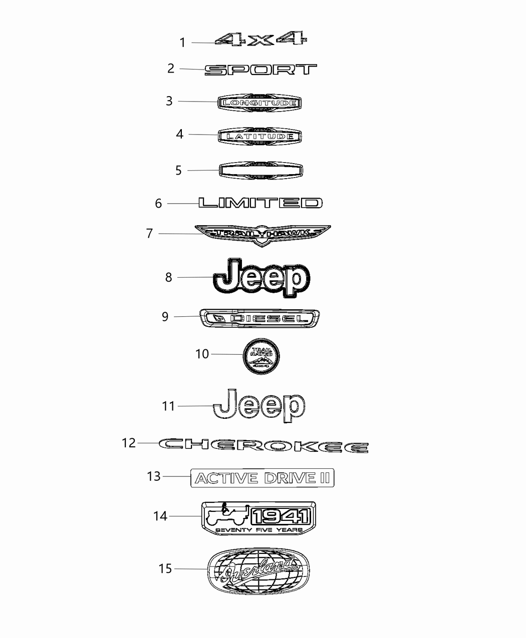 Mopar 68275658AB Nameplate Front Fender Anniversary Edition