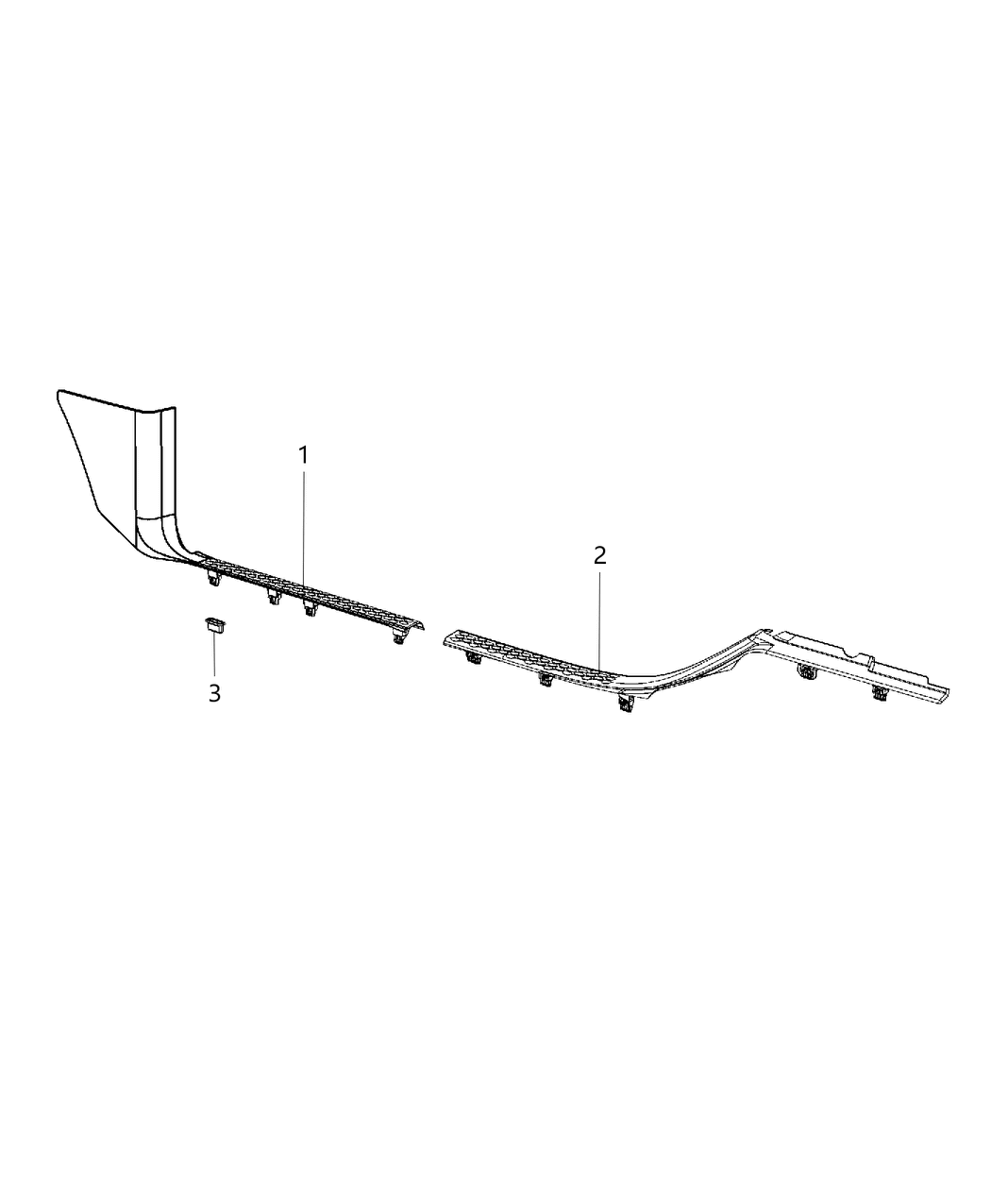 Mopar 1DX71TX7AB Plate Scuff
