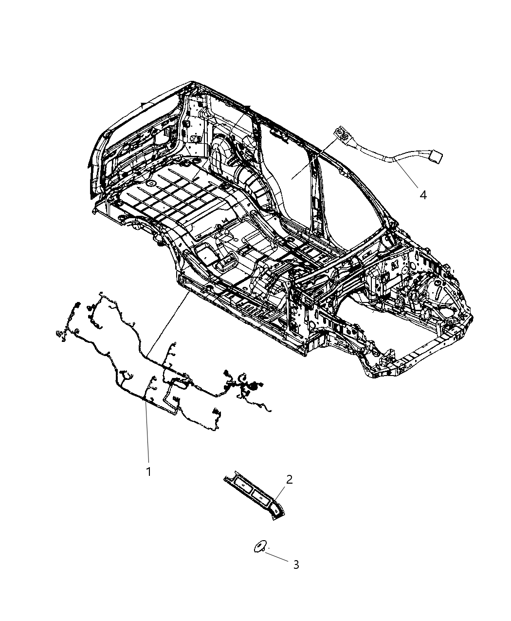 Mopar 68034876AB Wiring Body