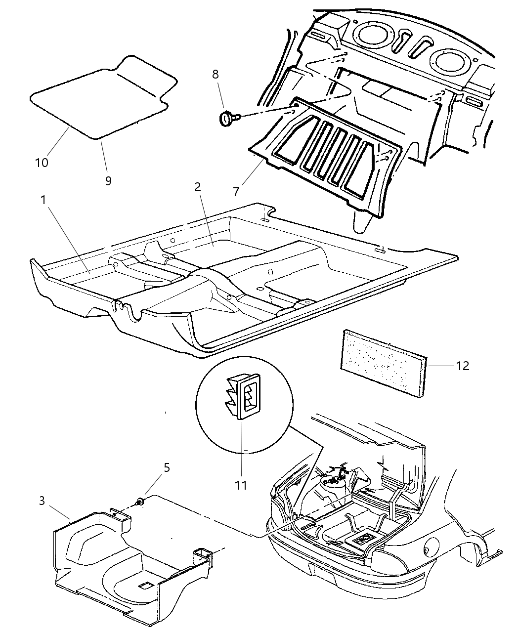 Mopar 5016811AA Exhauster, Bodyside Aperture Panel Air