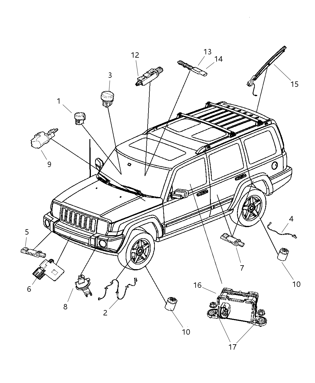 Mopar 55396910AB Sensor