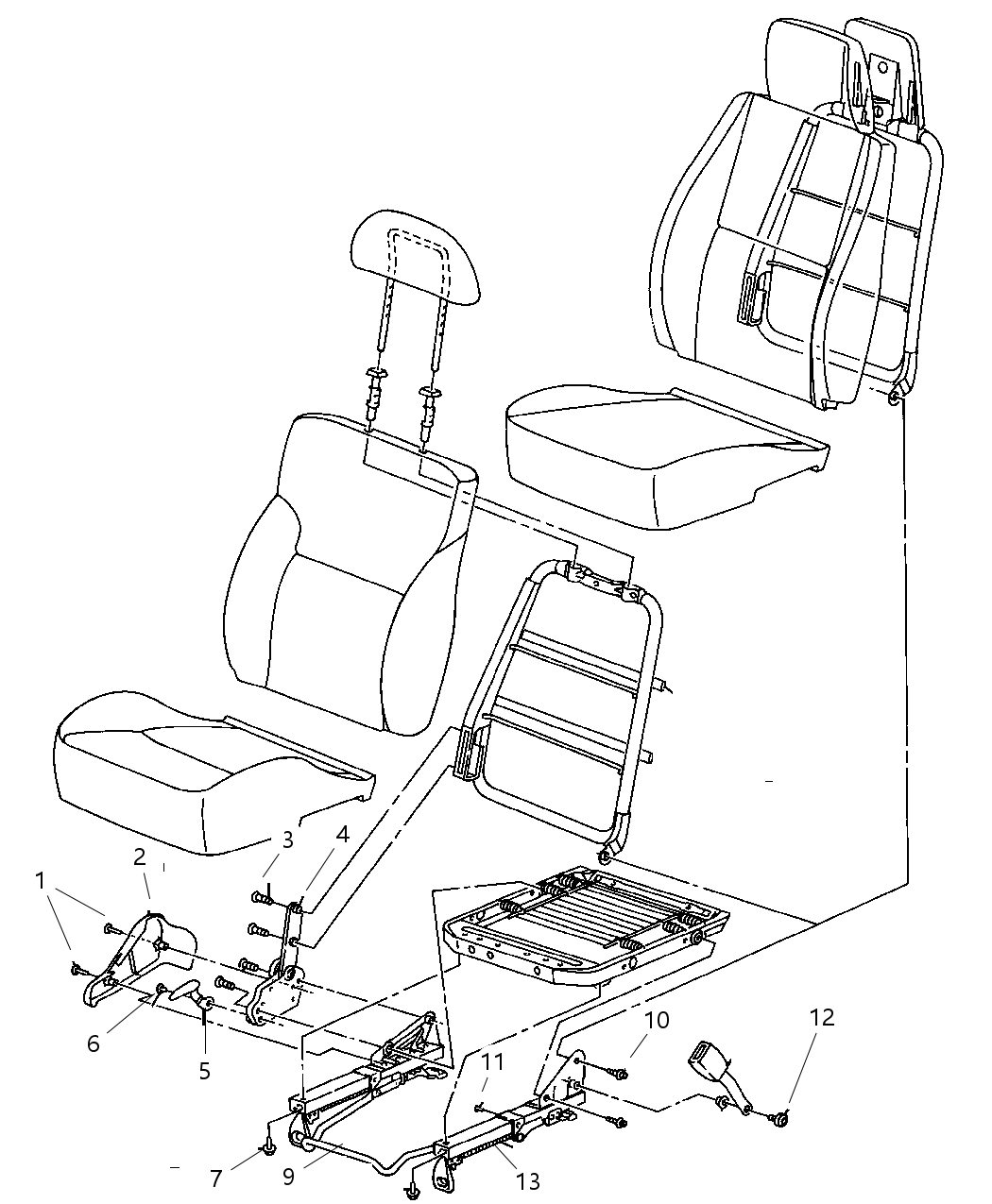 Mopar 5018095AA Adjuster Power Seat