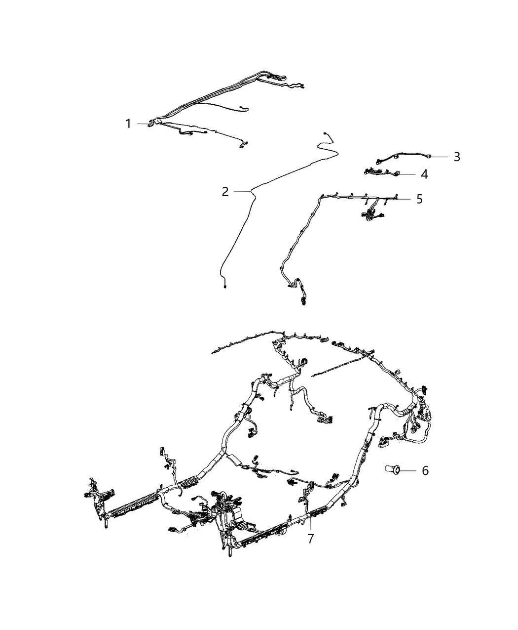 Mopar 68190548AD Wiring Body