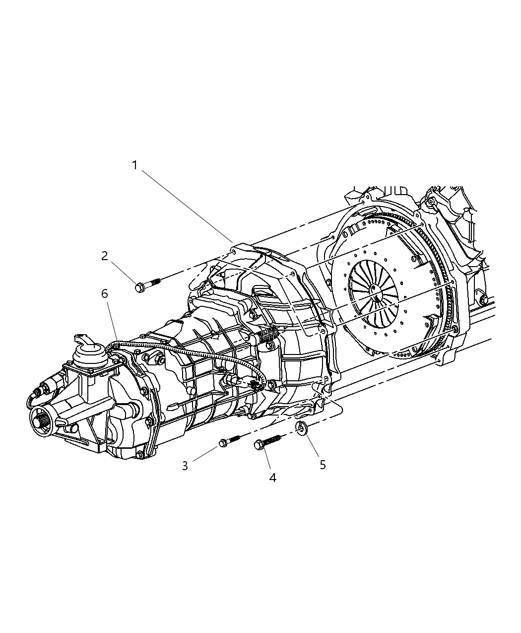Mopar 5093033AA Transmission 6 Speed