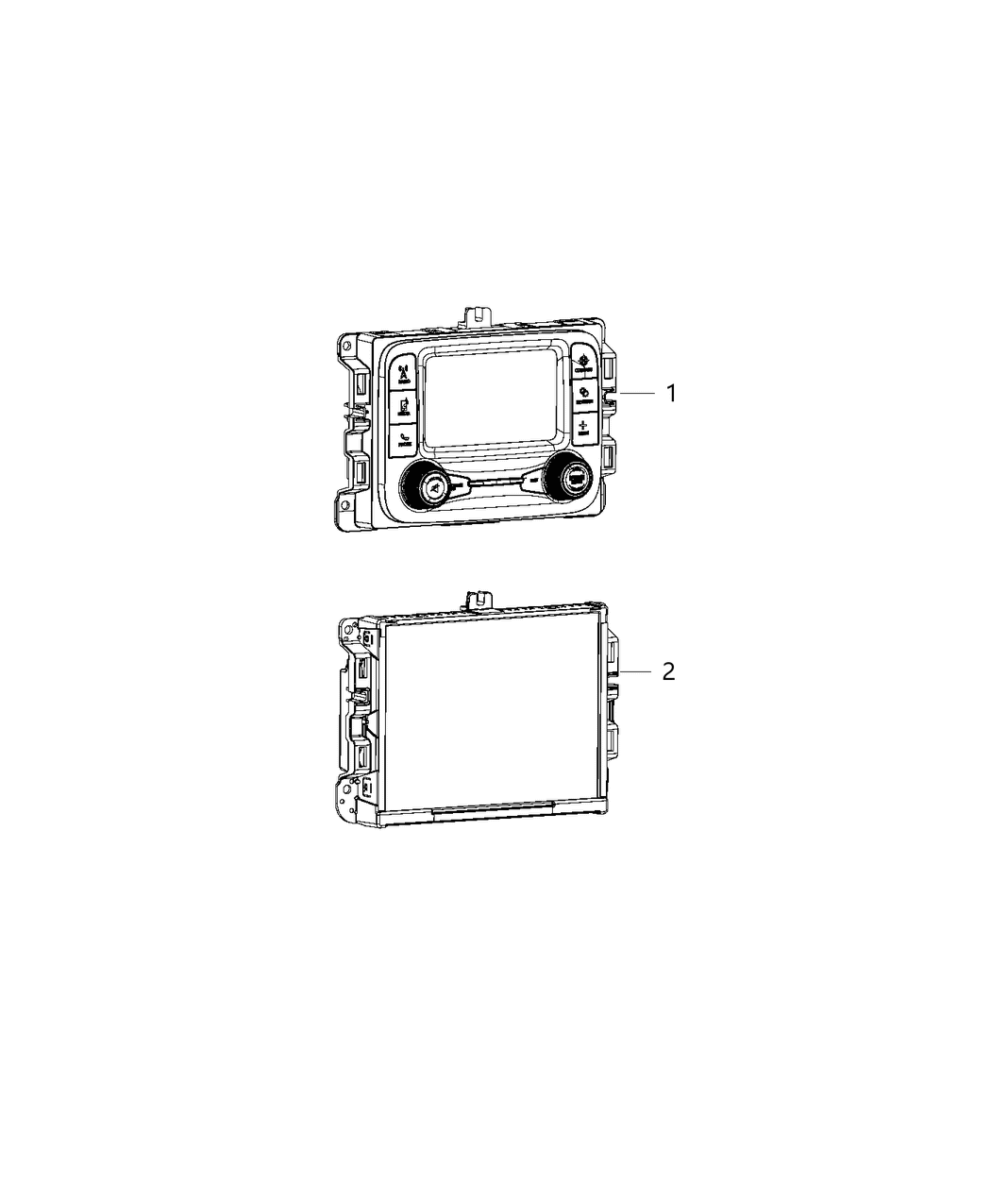 Mopar 68365211AC Radio Multi Media