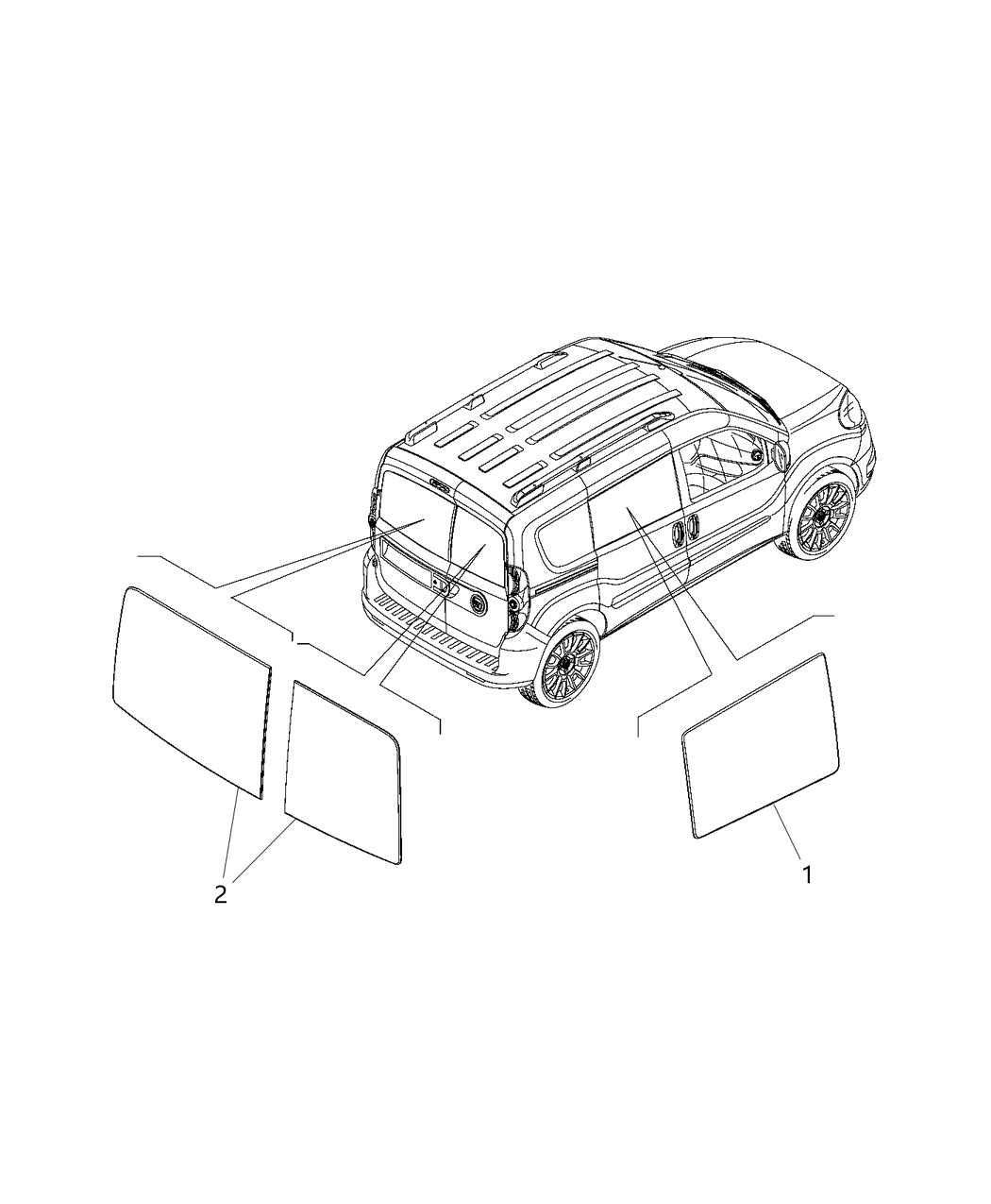 Mopar 5LG65GW7AC Panel Filler