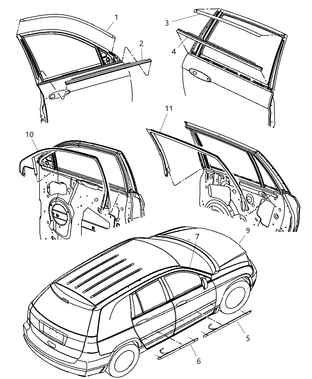 Mopar 4894406AA Tape Header