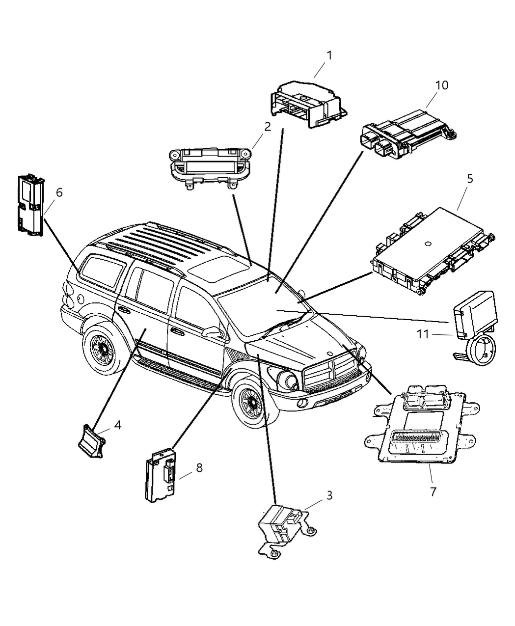Mopar 56040661AG Module Front Control