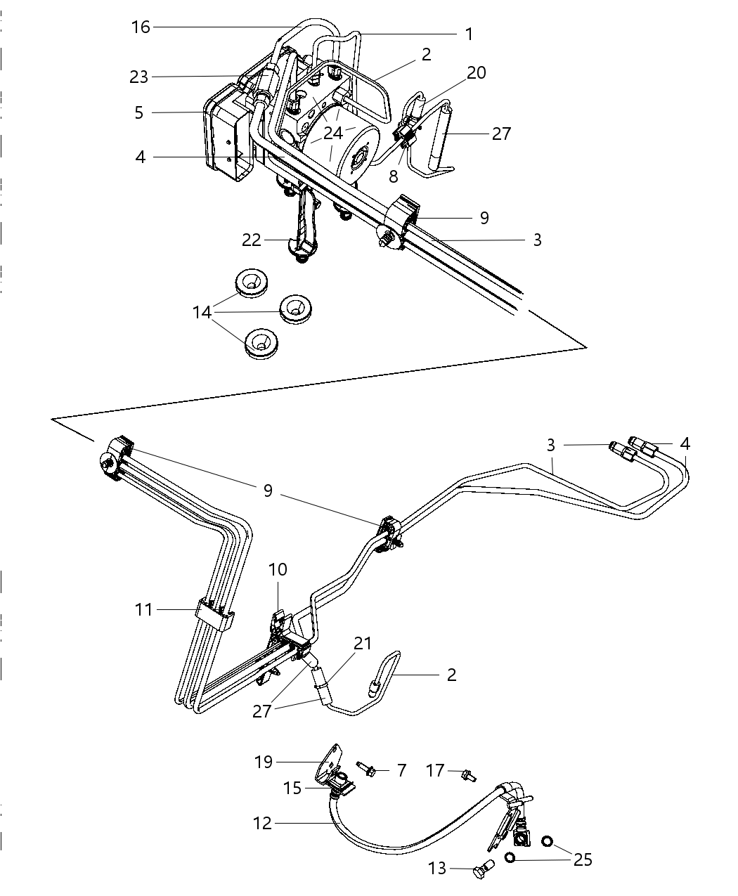 Mopar 68001849AA Tube Brake