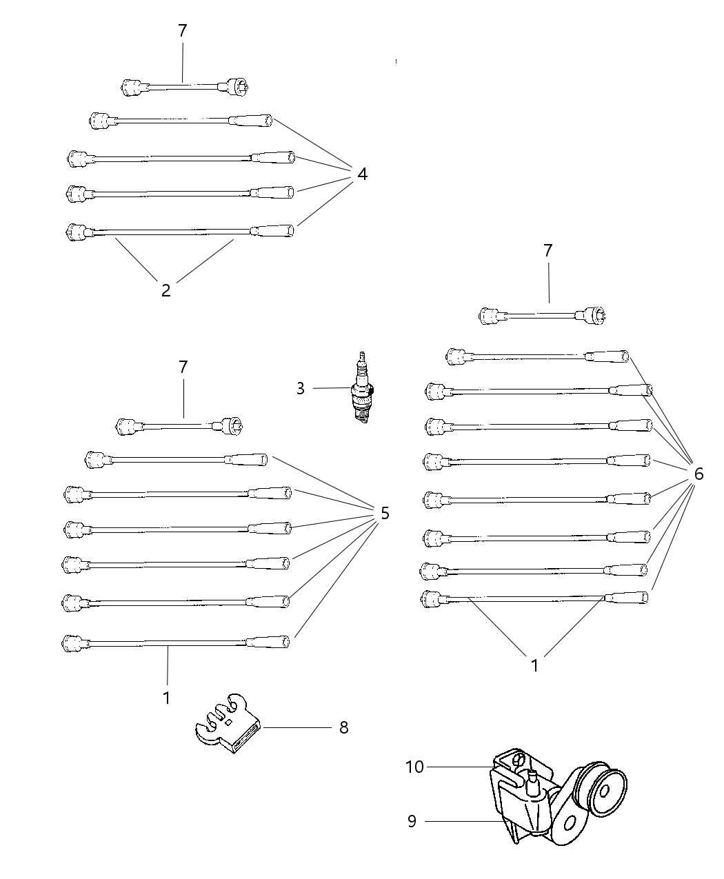 Mopar 4728037AE Cable Package Ignition