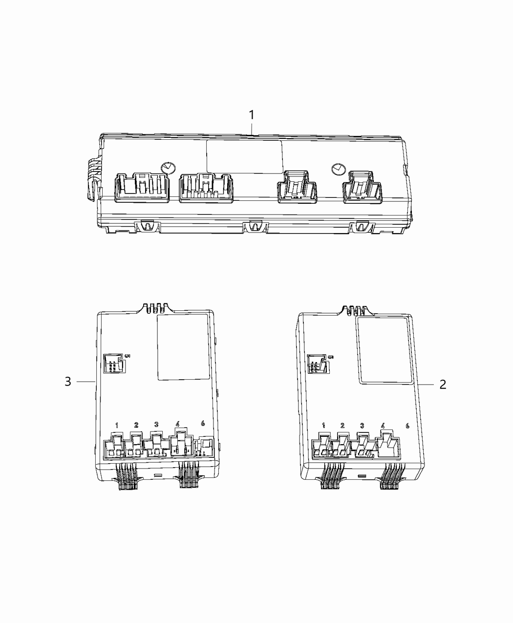 Mopar 68433908AB Module Heated Seat Rear
