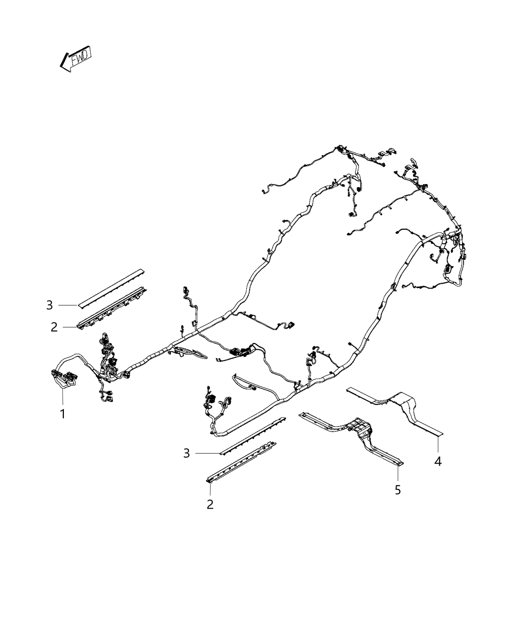 Mopar 68311426AB Wiring Body