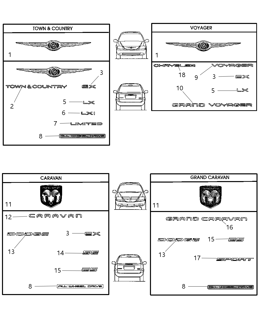 Mopar HJ92MGY Decal, Rear