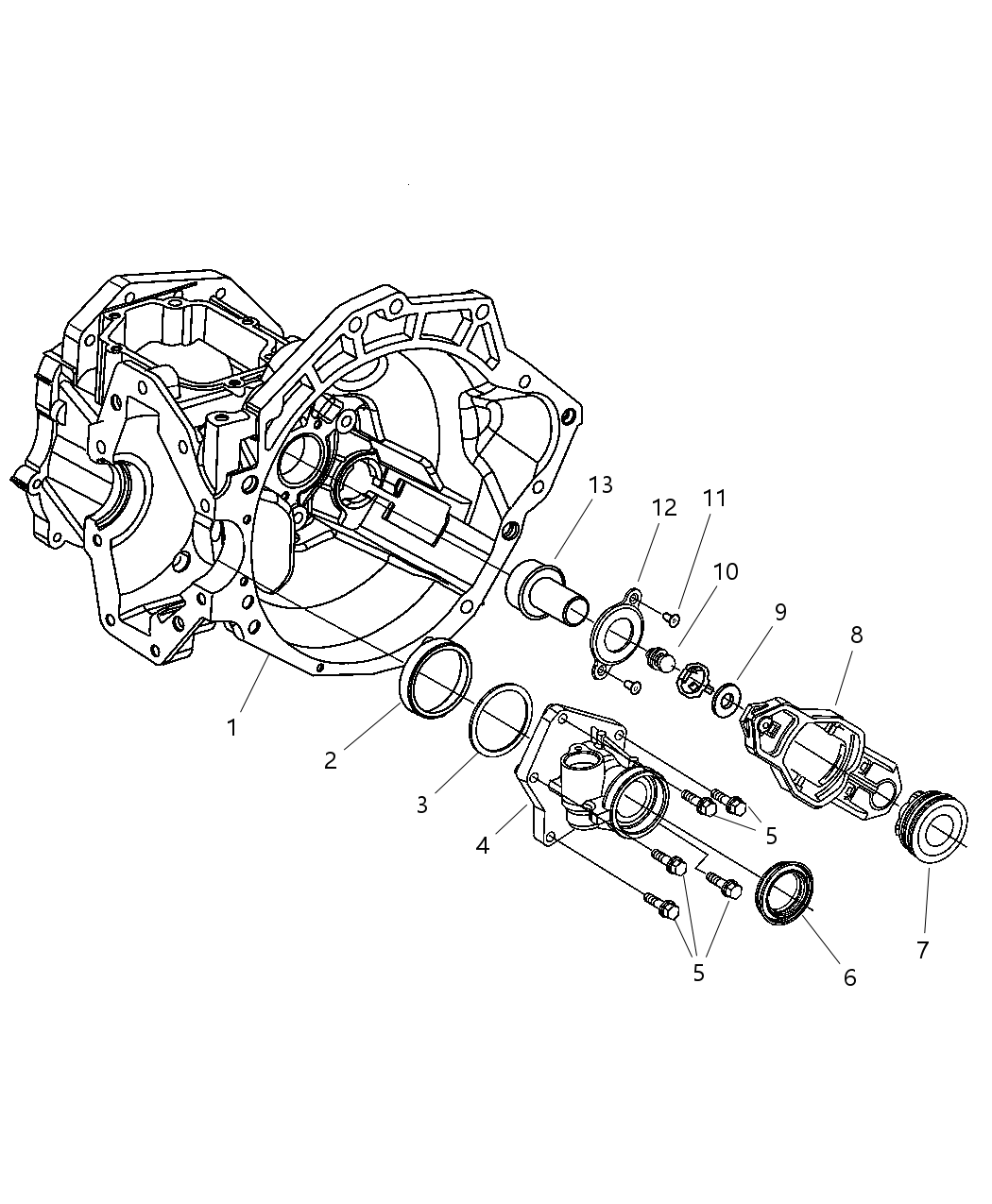 Mopar 5080910AA Retainer Transmission Extension Oil